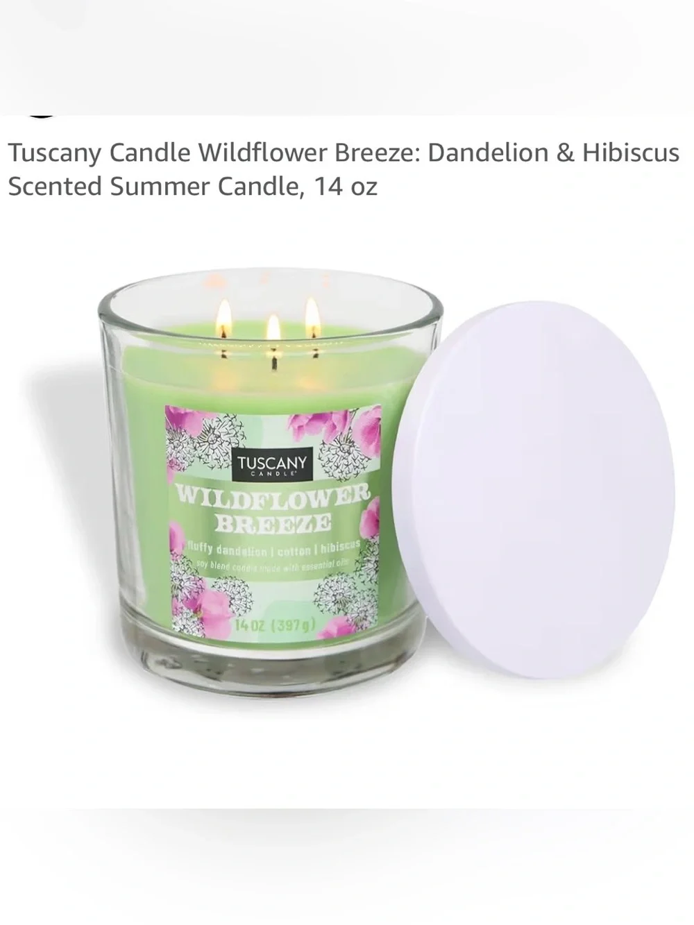 Tuscany candles wildflower breeze